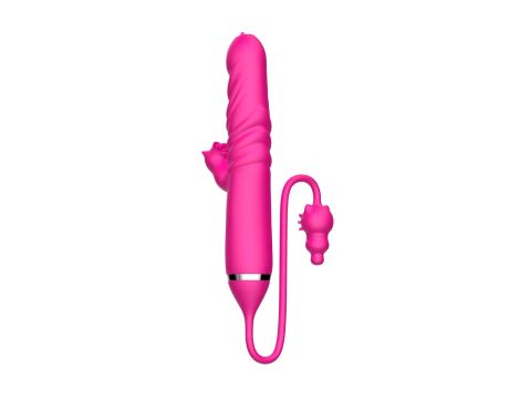 Tongue licking Triple Stimulation Thrusting Vibrator - 5