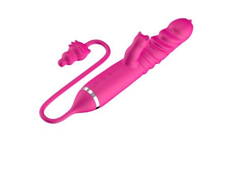 Tongue licking Triple Stimulation Thrusting Vibrator - 9