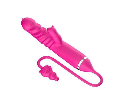 Tongue licking Triple Stimulation Thrusting Vibrator - 11