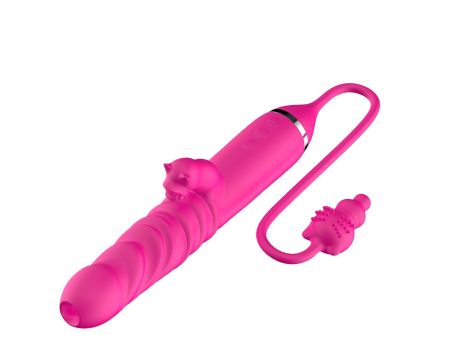 Tongue licking Triple Stimulation Thrusting Vibrator - 12