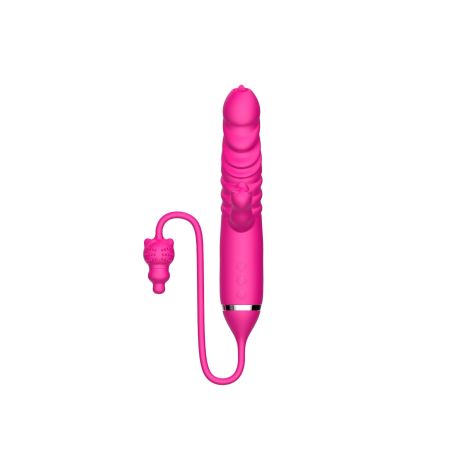 Tongue licking Triple Stimulation Thrusting Vibrator - 8