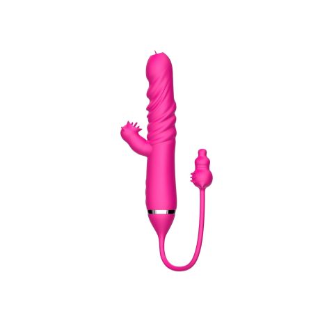 Tongue licking Triple Stimulation Thrusting Vibrator - 13