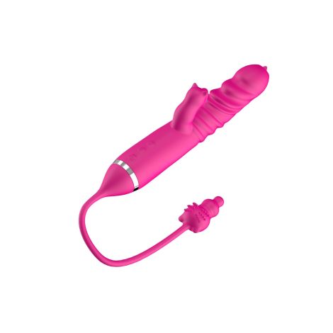 Tongue licking Triple Stimulation Thrusting Vibrator - 15