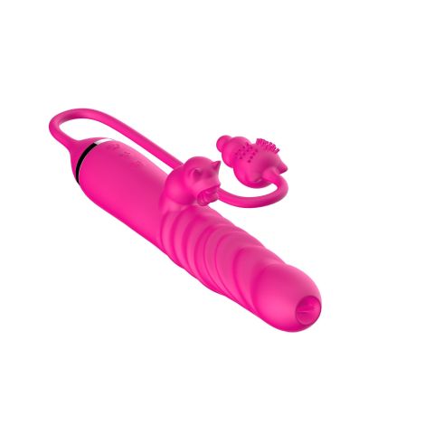 Tongue licking Triple Stimulation Thrusting Vibrator - 2