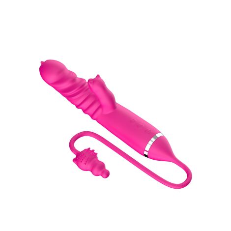 Tongue licking Triple Stimulation Thrusting Vibrator - 3