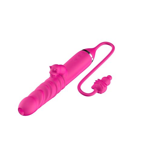 Tongue licking Triple Stimulation Thrusting Vibrator - 4