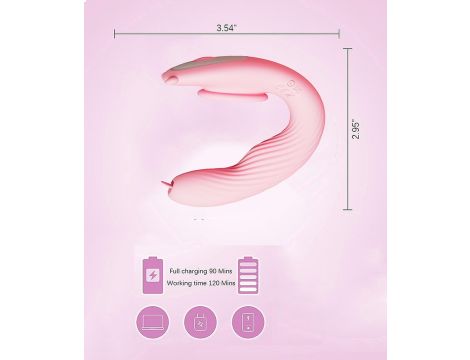 Remote Wearable Tongue licking Vibrator - 7