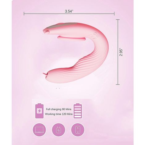 Remote Wearable Tongue licking Vibrator - 7