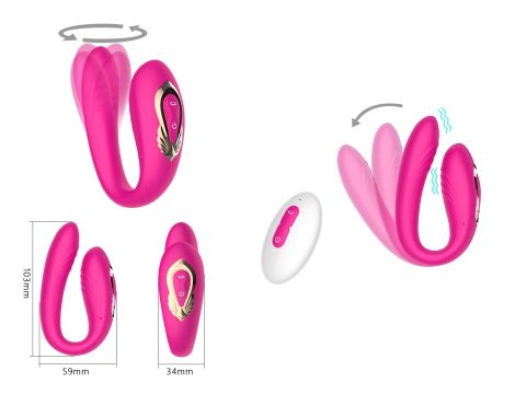 Rotating wearable dual vibrator - 11