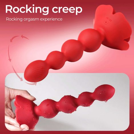 Rose rotating anal beads - 9