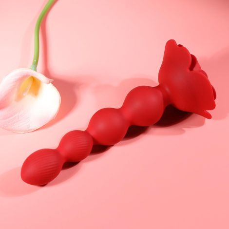 Rose rotating anal beads - 14