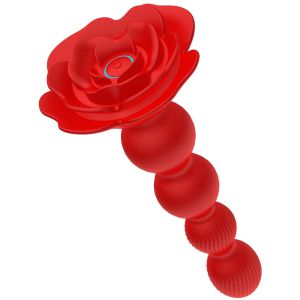 Rose rotating anal beads - image 2