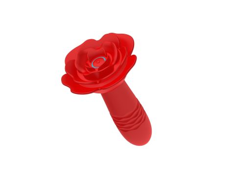 Rose thrusting anal plug