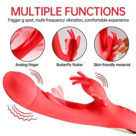 Butterfuly dual flicking vibrator - 3