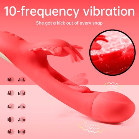 Butterfuly dual flicking vibrator - 4