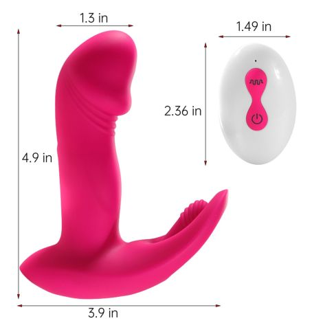 Flicking wearable vibrator - 3