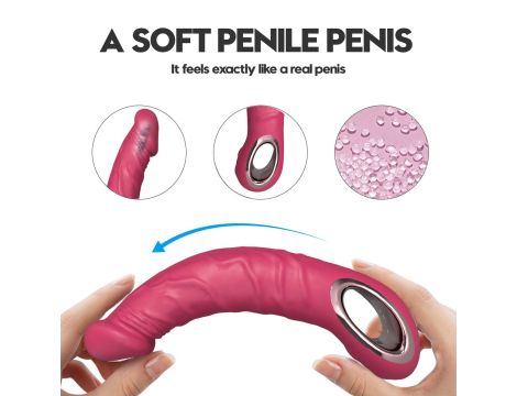 Realistic Vibrator PINK - 9