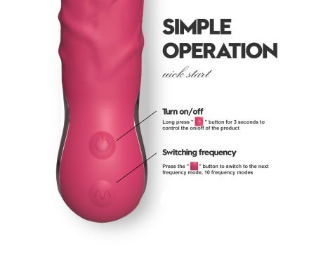 Realistic Vibrator PINK - 10