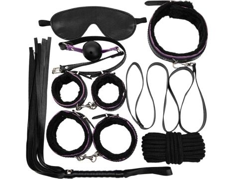 Fetish Fever - Bondage Set - 7 pieces - Black