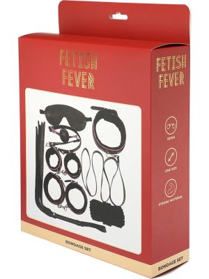 Fetish Fever - Bondage Set - 7 pieces - Black - image 2