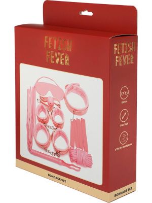 Fetish Fever - Bondage Set - 7 pieces - Pink - image 2