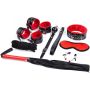 Fetish Fever - Bondage Set - 9 pieces - Red/Black - 2