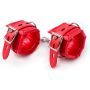 Fetish Fever - Cuffs with chain - Red - 2