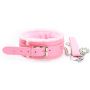 Fetish Fever - Collar with leash - Pink - 2