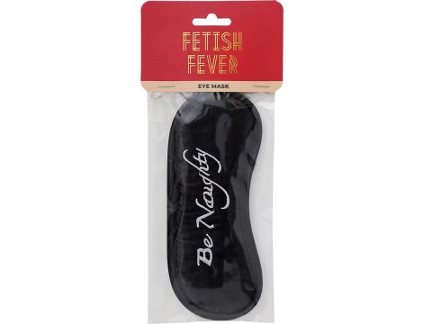 Fetish Fever - Eye Mask - Be Noughty - Black - 2