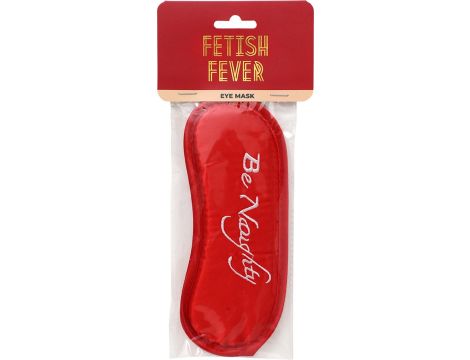 Fetish Fever - Eye Mask - Be Noughty - Red - 2