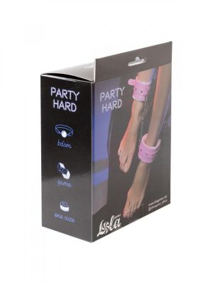 Ankle cuffs Party Hard Eternity Pink - image 2