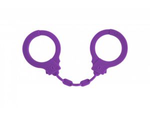 Kajdanki-Silicone Handcuffs Party Hard Suppression Purple