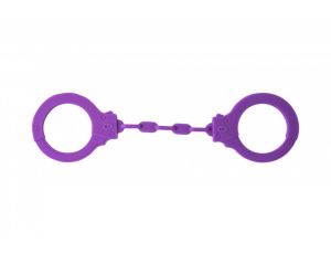 Kajdanki-Silicone Handcuffs Party Hard Suppression Purple - image 2