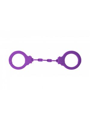 Kajdanki-Silicone Handcuffs Party Hard Suppression Purple - image 2