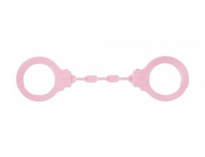 Kajdanki-Silicone Handcuffs Party Hard Suppression Pink - image 2