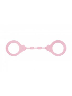 Kajdanki-Silicone Handcuffs Party Hard Suppression Pink - image 2