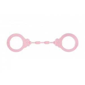 Kajdanki-Silicone Handcuffs Party Hard Suppression Pink - image 2