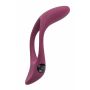 Pierścień-Erection Vibroring Pure Passion Stardust Wine Red - 4