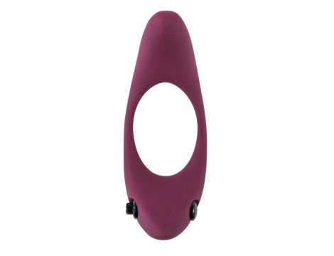 Pierścień-Erection Vibroring Pure Passion Lunar Wine Red - 2