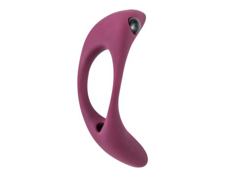 Pierścień-Erection Vibroring Pure Passion Lunar Wine Red - 3