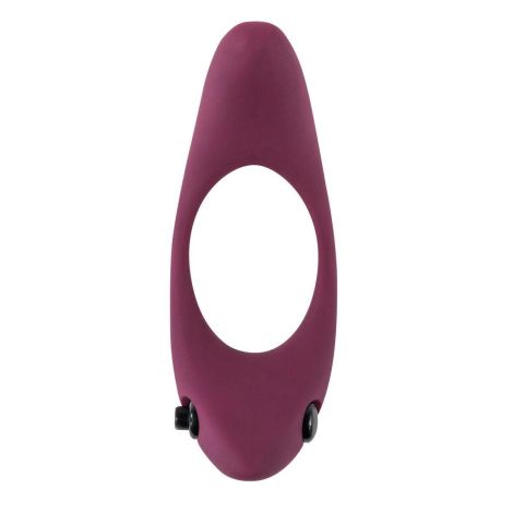 Pierścień-Erection Vibroring Pure Passion Lunar Wine Red - 2