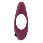 Pierścień-Erection Vibroring Pure Passion Lunar Wine Red - 3