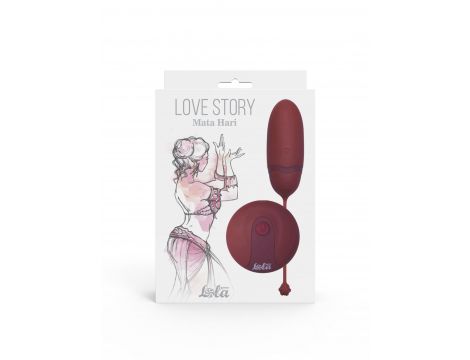 Egg with Remote Control Love Story Mata Hari Wine Red - 2