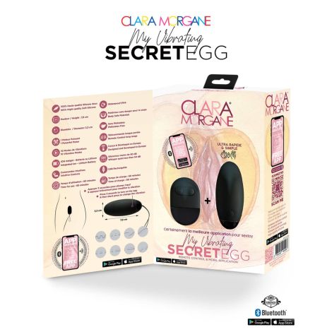 My Vibrating Secret EGG Black - App controlled - 4