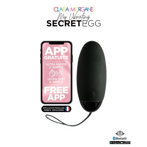 My Vibrating Secret EGG Black - App controlled - 6