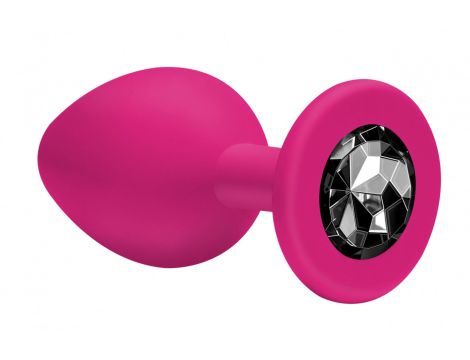 Plug-Anal Emotions Cutie Small Pink black crystal