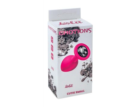 Plug-Anal Emotions Cutie Small Pink black crystal - 3