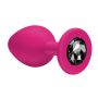 Plug-Anal Emotions Cutie Small Pink black crystal - 2