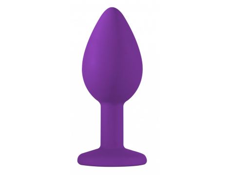 Plug-Anal Emotions Cutie Small PURPLE light Blue crystal - 2