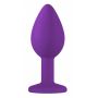 Plug-Anal Emotions Cutie Small PURPLE light Blue crystal - 3